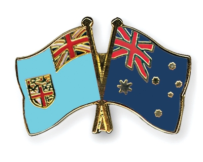 Fahnen Pins Fidschi Australien