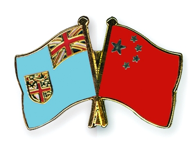 Fahnen Pins Fidschi China
