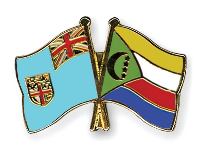 Fahnen Pins Fidschi Komoren
