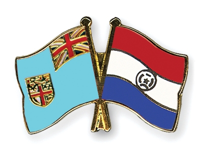 Fahnen Pins Fidschi Paraguay