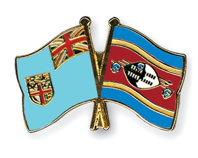 Fahnen Pins Fidschi Swasiland