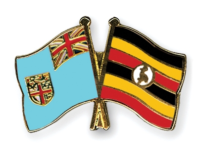 Fahnen Pins Fidschi Uganda