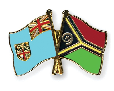 Fahnen Pins Fidschi Vanuatu