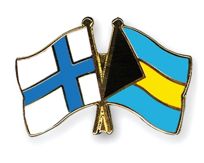 Fahnen Pins Finnland Bahamas