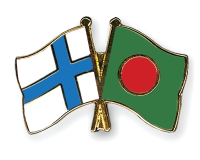 Fahnen Pins Finnland Bangladesch