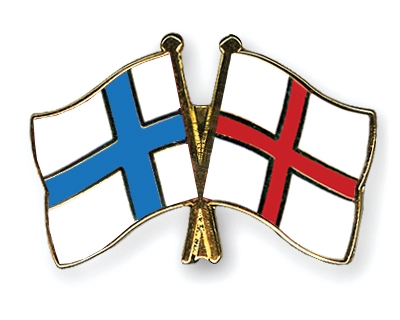 Fahnen Pins Finnland England