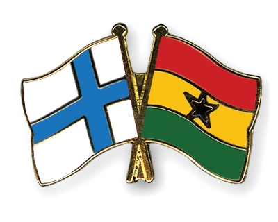 Fahnen Pins Finnland Ghana