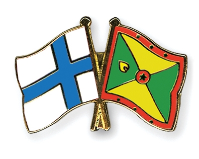 Fahnen Pins Finnland Grenada