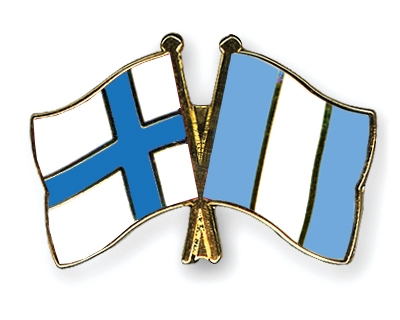 Fahnen Pins Finnland Guatemala