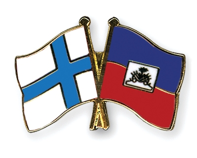 Fahnen Pins Finnland Haiti