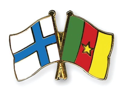 Fahnen Pins Finnland Kamerun