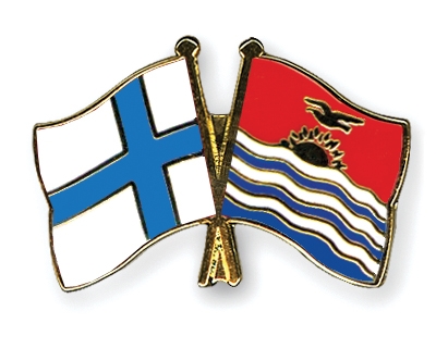 Fahnen Pins Finnland Kiribati