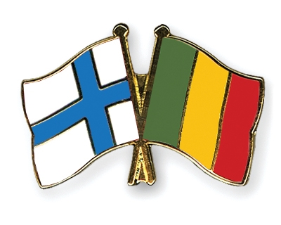 Fahnen Pins Finnland Mali