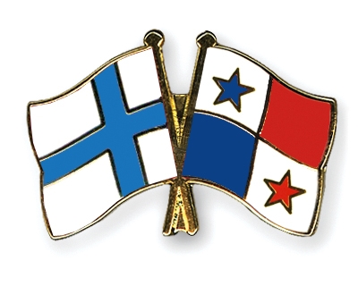 Fahnen Pins Finnland Panama