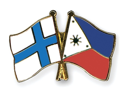 Fahnen Pins Finnland Philippinen