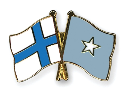 Fahnen Pins Finnland Somalia