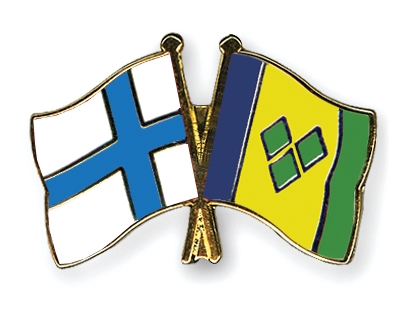 Fahnen Pins Finnland St-Vincent-und-die-Grenadinen