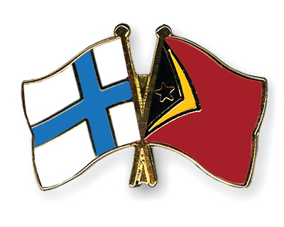 Fahnen Pins Finnland Timor-Leste