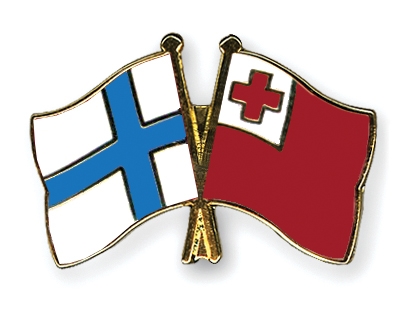 Fahnen Pins Finnland Tonga