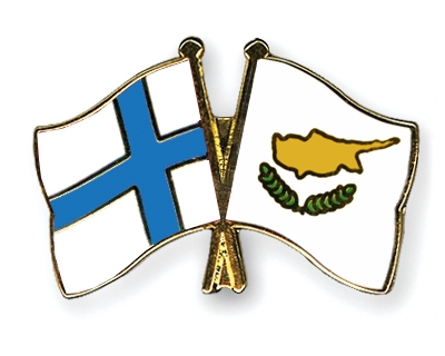 Fahnen Pins Finnland Zypern