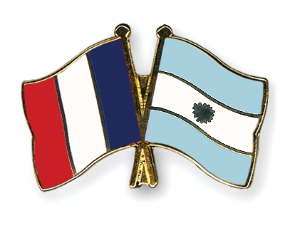 Fahnen Pins Frankreich Argentinien
