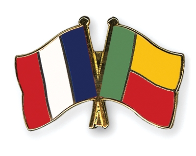 Fahnen Pins Frankreich Benin