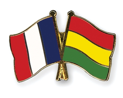 Fahnen Pins Frankreich Bolivien