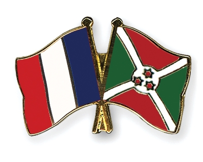 Fahnen Pins Frankreich Burundi