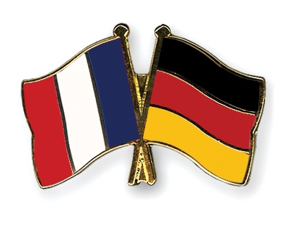Fahnen Pins Frankreich Deutschland