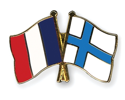 Fahnen Pins Frankreich Finnland