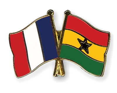 Fahnen Pins Frankreich Ghana
