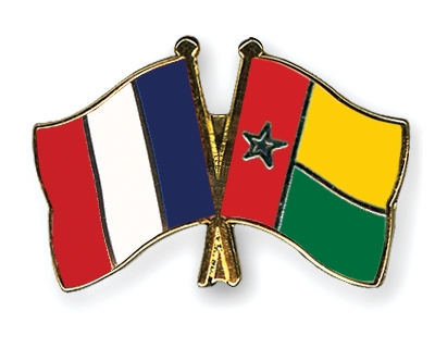 Fahnen Pins Frankreich Guinea-Bissau