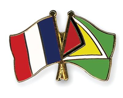 Fahnen Pins Frankreich Guyana