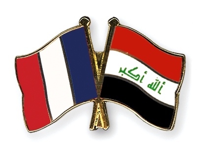 Fahnen Pins Frankreich Irak