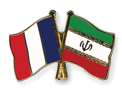 Fahnen Pins Frankreich Iran