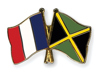 Fahnen Pins Frankreich Jamaika