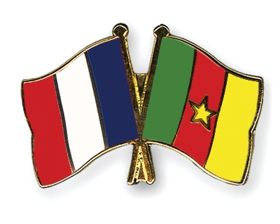 Fahnen Pins Frankreich Kamerun