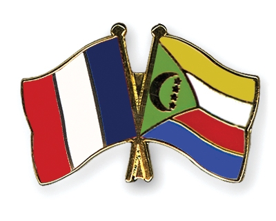 Fahnen Pins Frankreich Komoren