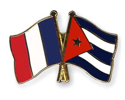 Fahnen Pins Frankreich Kuba