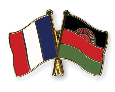 Fahnen Pins Frankreich Malawi