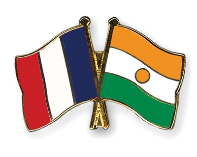 Fahnen Pins Frankreich Niger