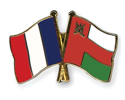 Fahnen Pins Frankreich Oman