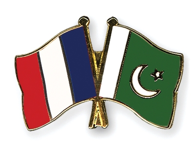 Fahnen Pins Frankreich Pakistan