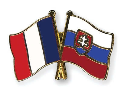 Fahnen Pins Frankreich Slowakei
