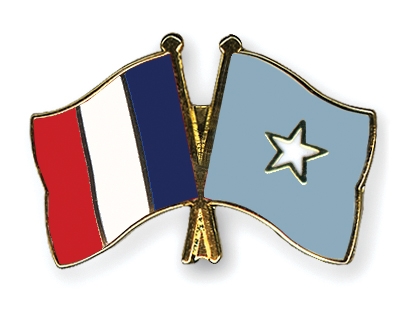 Fahnen Pins Frankreich Somalia
