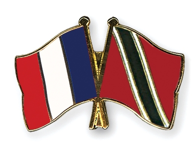 Fahnen Pins Frankreich Trinidad-und-Tobago
