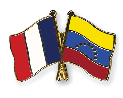 Fahnen Pins Frankreich Venezuela