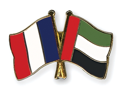 Fahnen Pins Frankreich Ver-Arab-Emirate