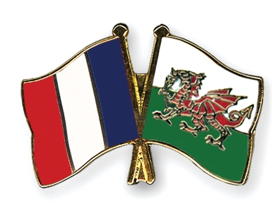 Fahnen Pins Frankreich Wales