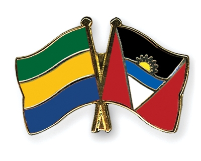 Fahnen Pins Gabun Antigua-und-Barbuda